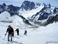 France : Refuge du Couvercle et glacier de Talèfre